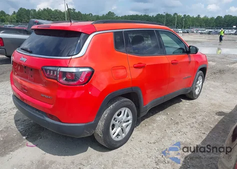 2019 Jeep Compass Sport Fwd из США, поврежденный, VIN 3C4NJCAB2KT737176